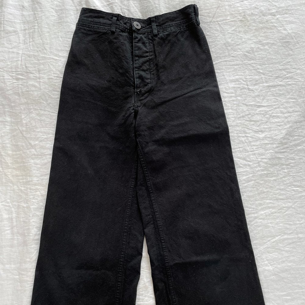 Jesse Kamm Sailor Pants, Black, Size 4